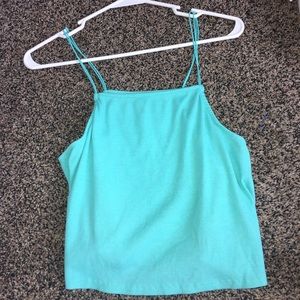 Blue tank top